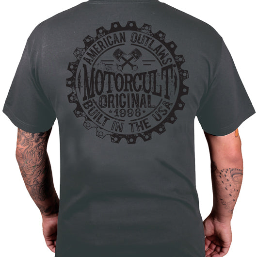 AMERICAN OUTLAW - MENS T-SHIRT - MOTORCULT - MotorCult